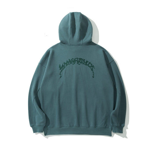 Hoodie Puff, Gray Green