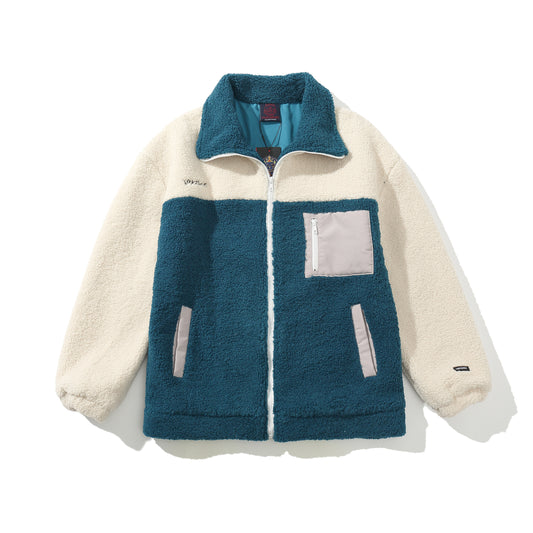 Jacket Hellcome to Firedise, Dark Blue White