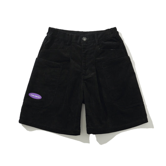 Shorts Velvet, black