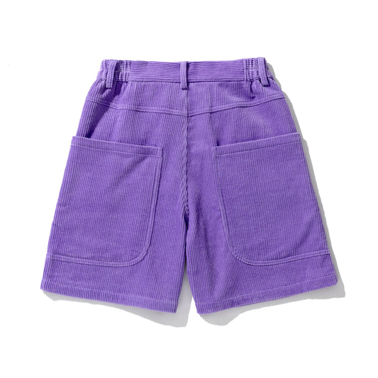 Shorts Velvet, purple
