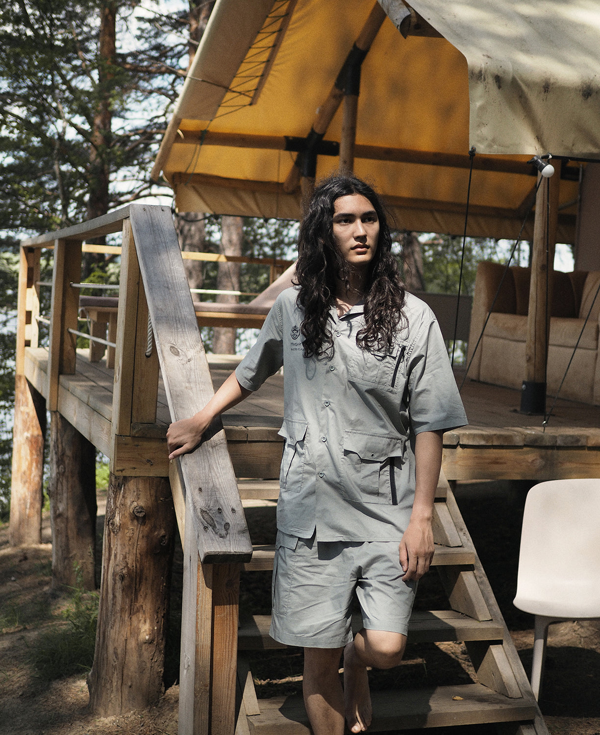 Complete set safari,gray-green