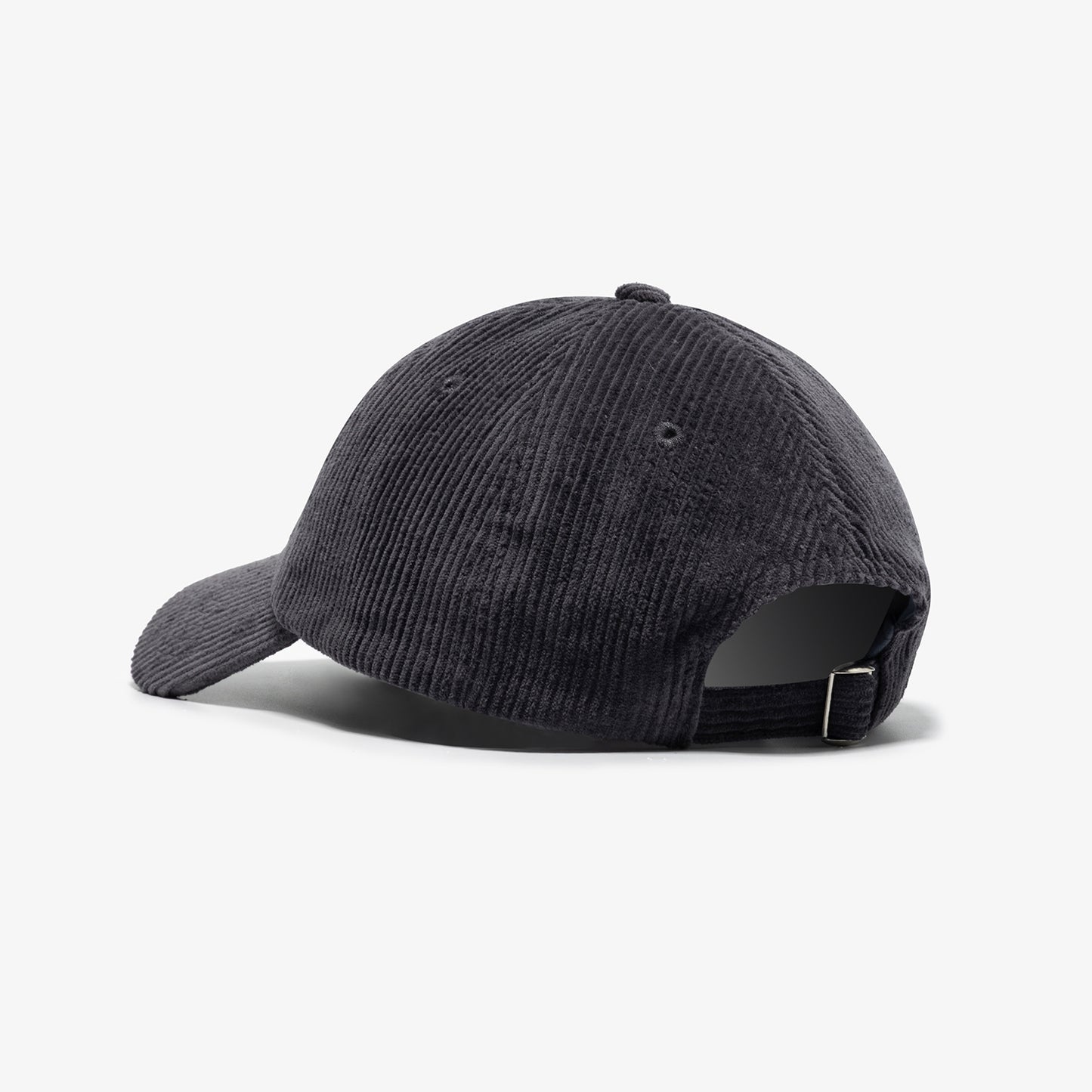 6 panel cap velvet, dark grey