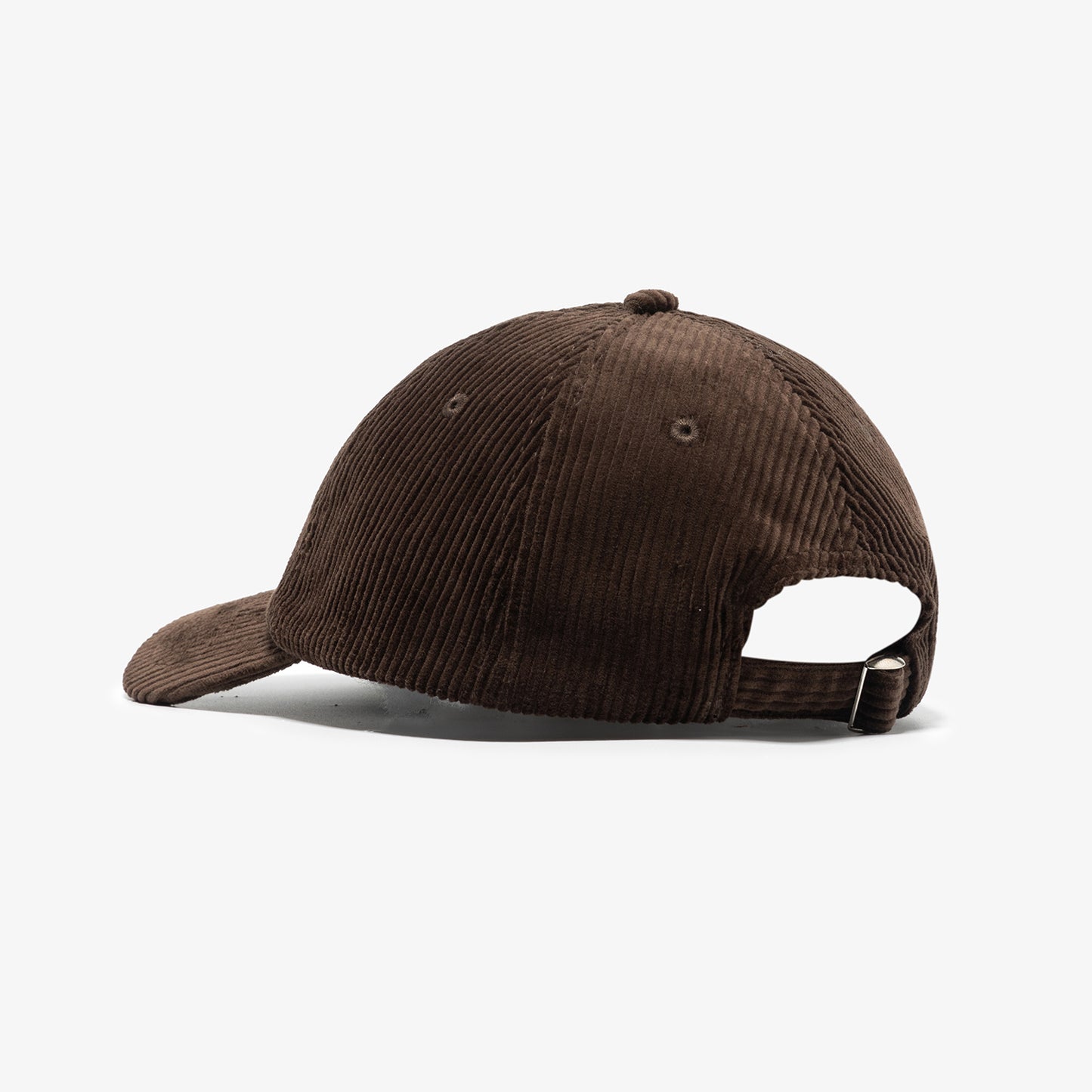 6 panel cap velvet, brown