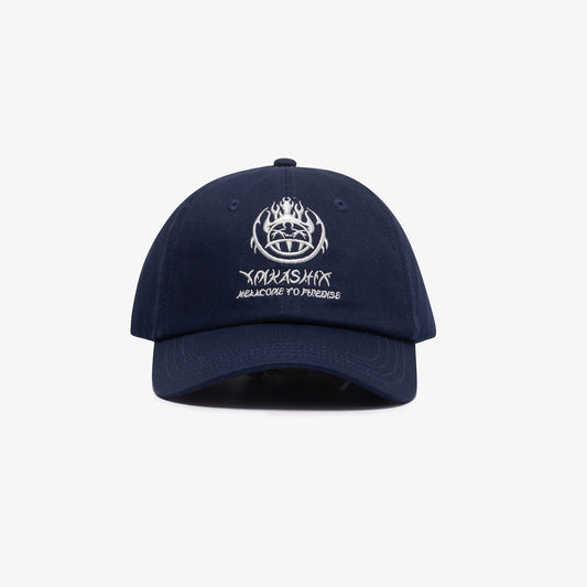 6 panel cap hellcome, navy