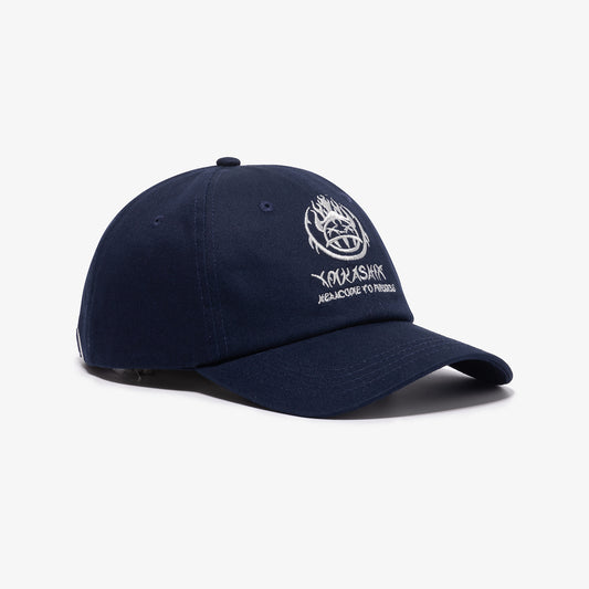 6 panel cap hellcome, navy