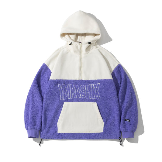 Hoodie Little Lamb, Purple White