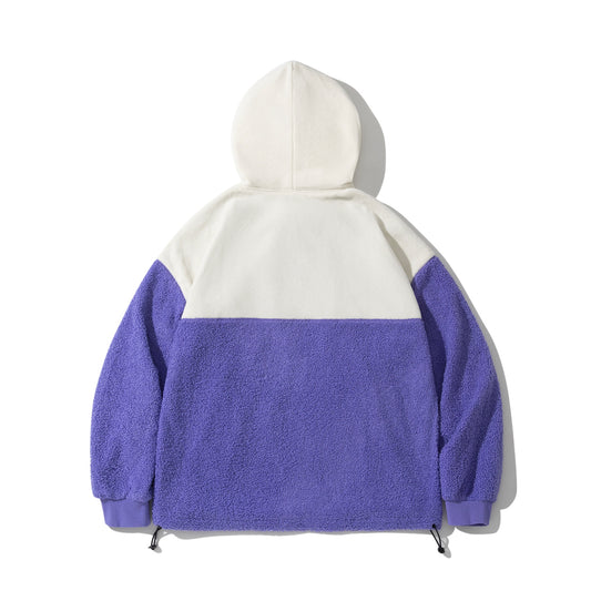 Hoodie Little Lamb, Purple White