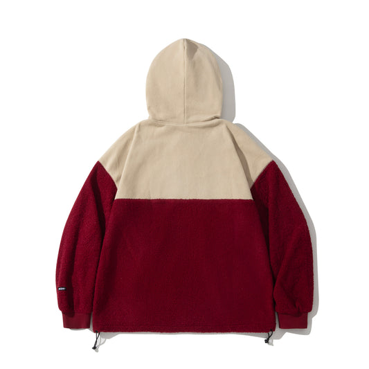 Hoodie Little Lamb, Sand Burgundy