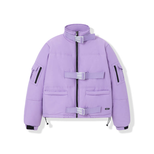 Jacket shortened Snap, Purple