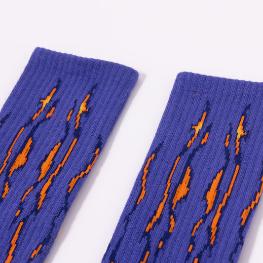 Socks Hellcome Firedise Fire, purple