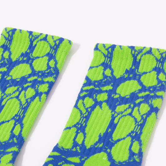 Socks Hellcome Firedise Kelp, green-blue