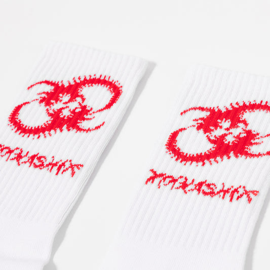 Socks Hellcome Firedise Logo, white