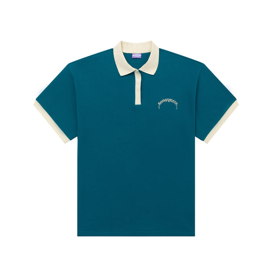 Polo shirt puff, emerald