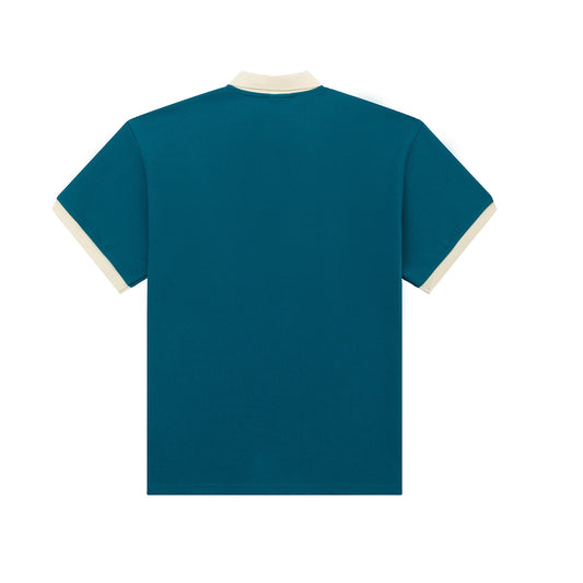 Polo shirt puff, emerald