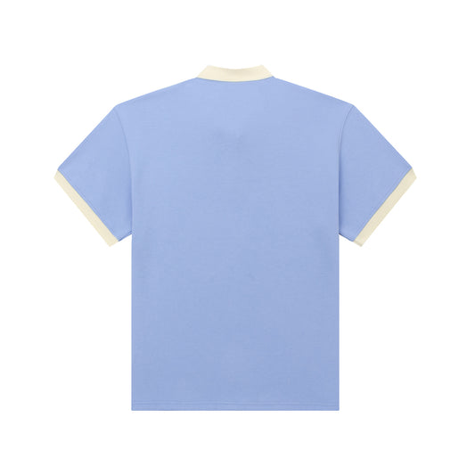 Polo shirt puff, blue