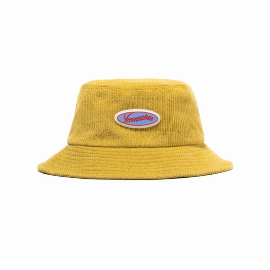 Bucket Hat Velvet, yellow