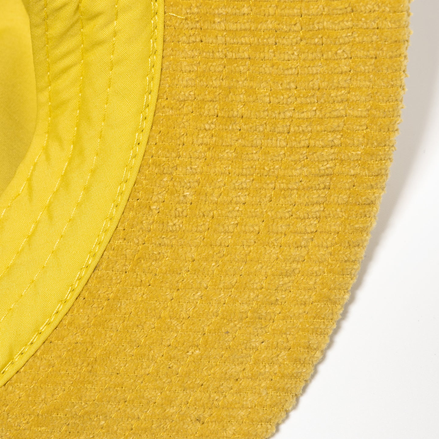 Bucket Hat Velvet, yellow