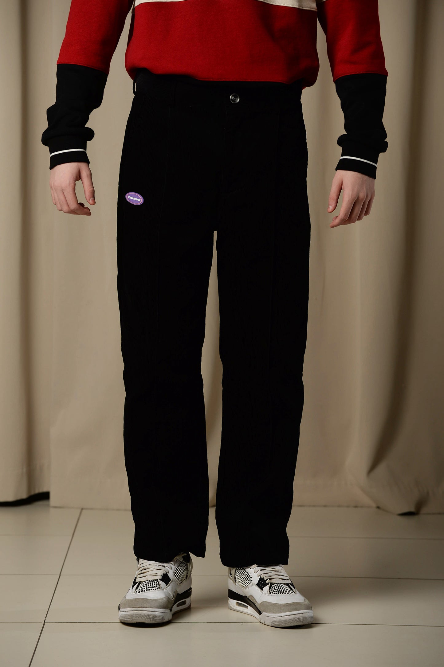 Pants Velvet Series model 5 , Black