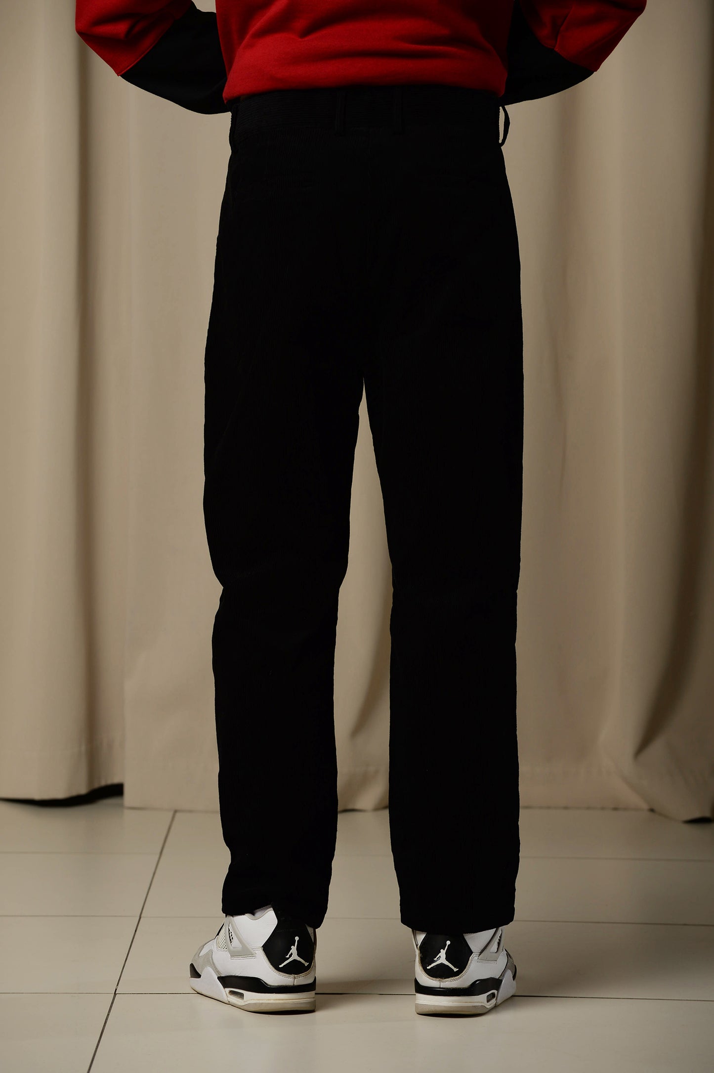 Pants Velvet Series model 5 , Black
