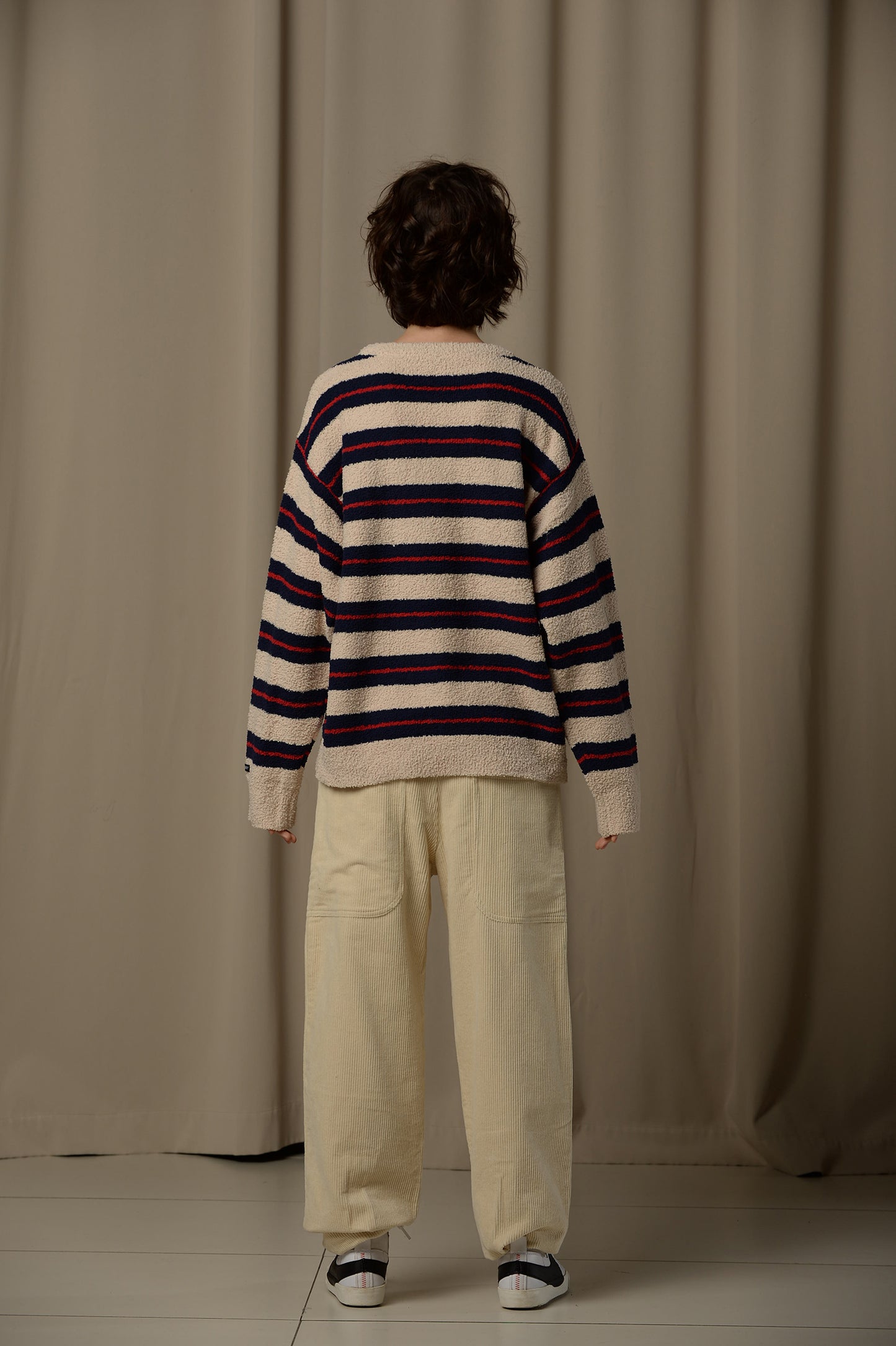 Sweater Soft Strips, Beige