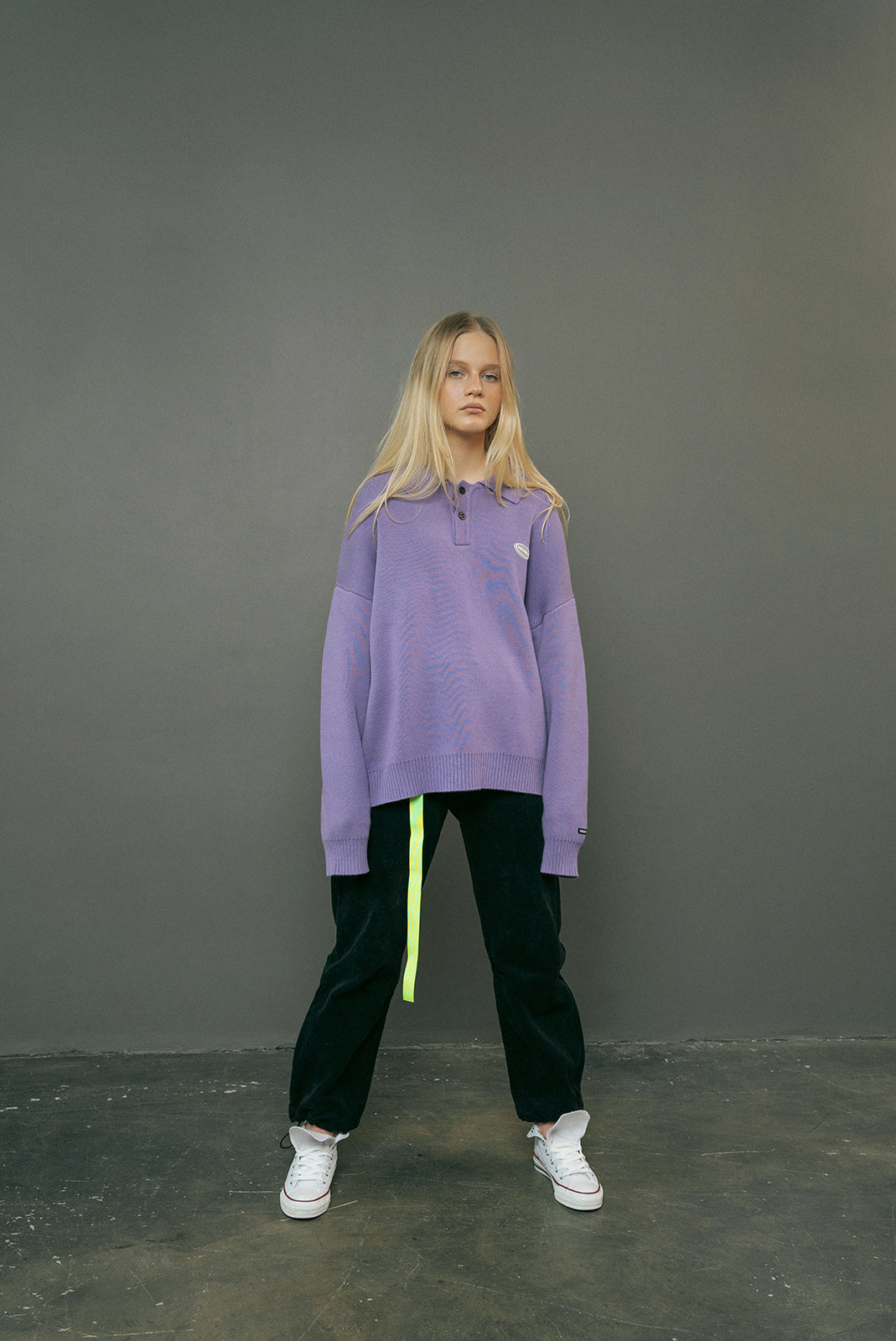 Sweater Delta, Purple