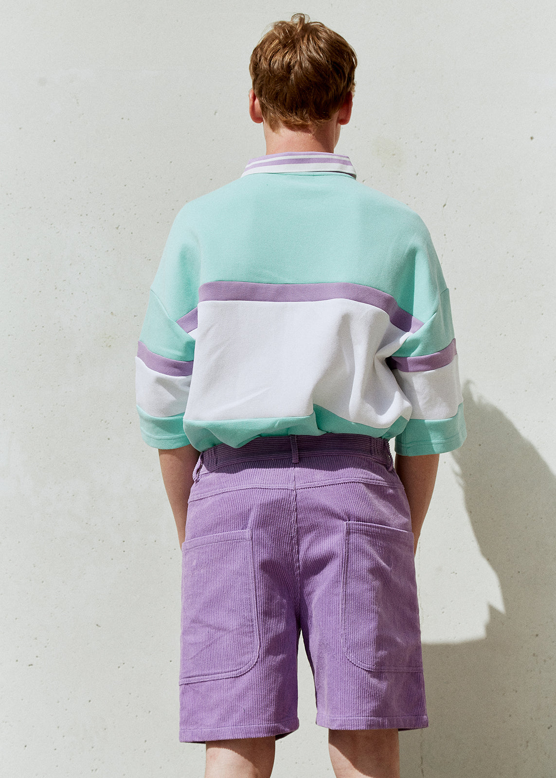 Shorts Velvet, purple