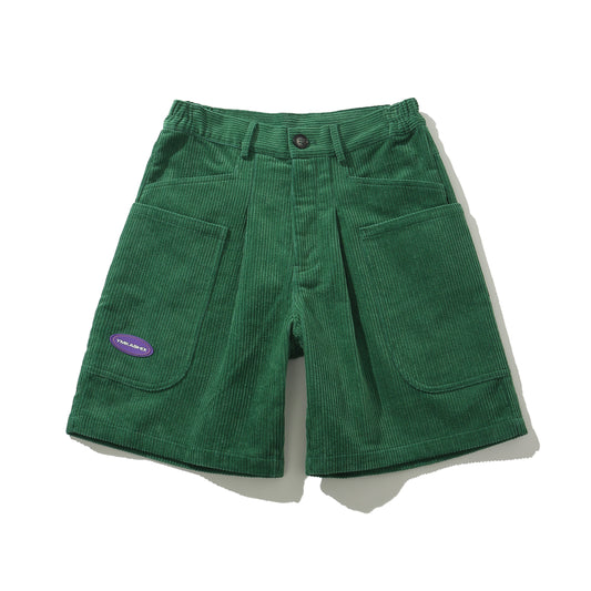 Shorts Velvet, green