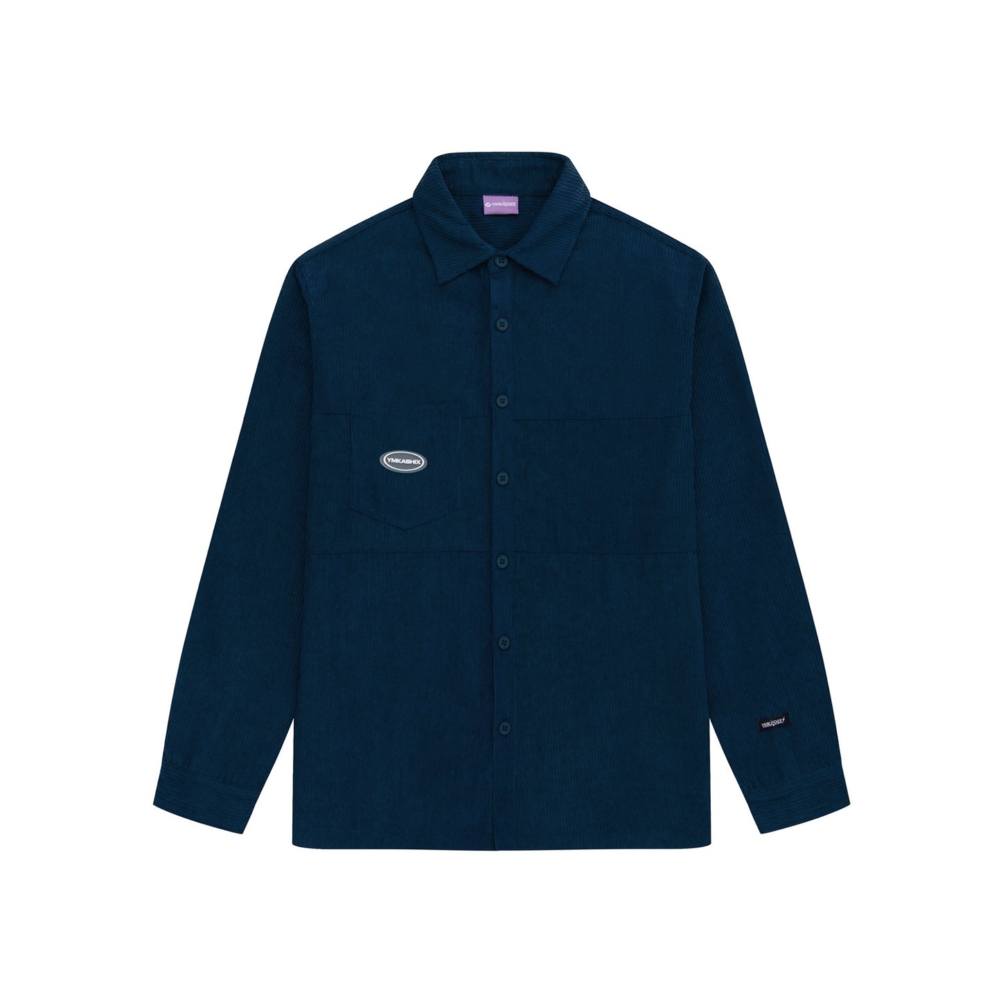 Shirt Velvet Series Button, navy