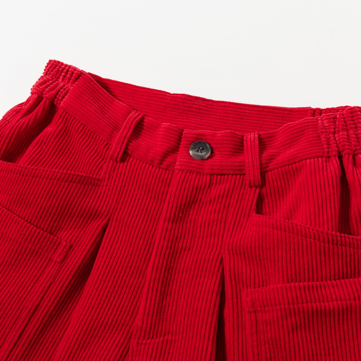 Shorts Velvet, red