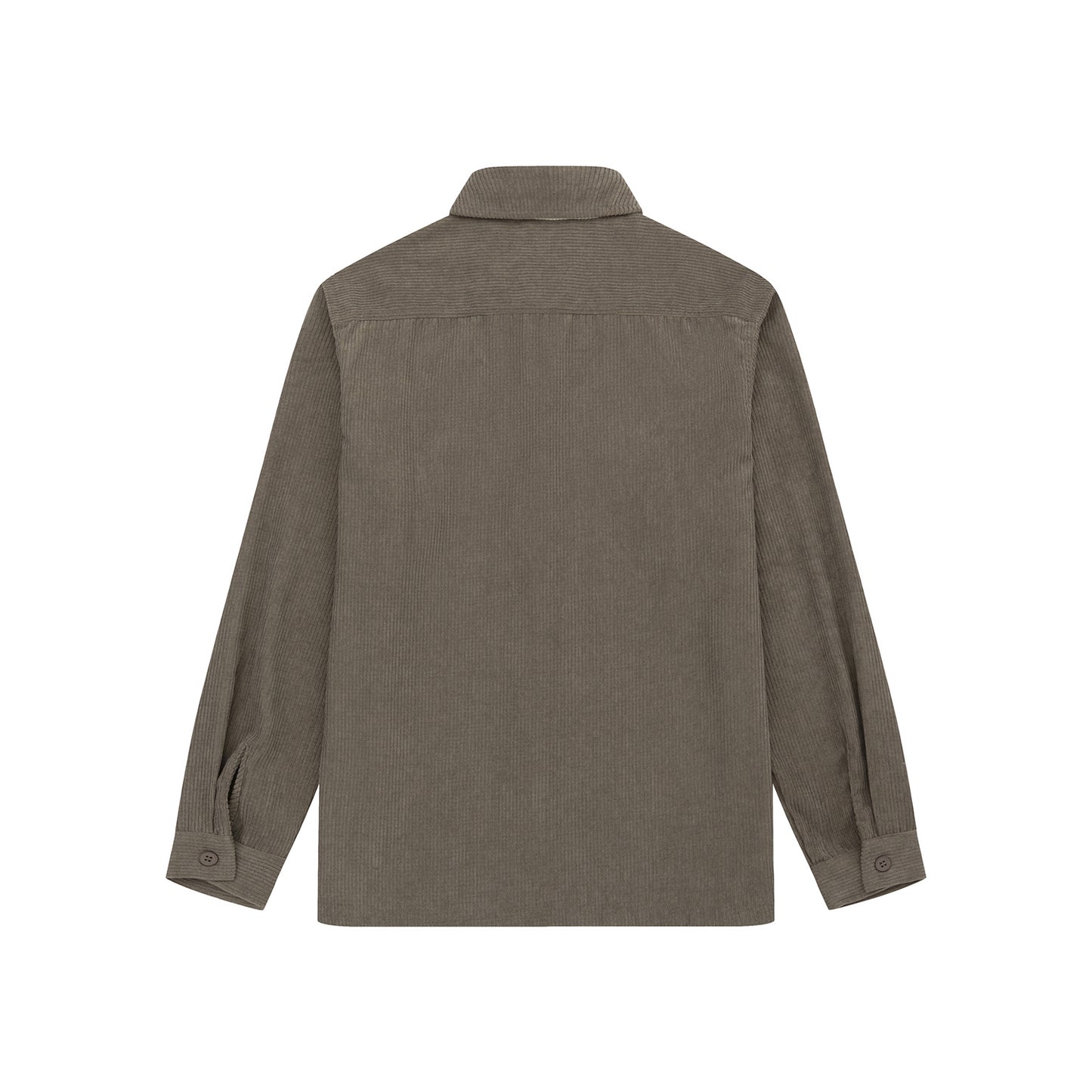 Shirt Velvet Series Button, grey/sand