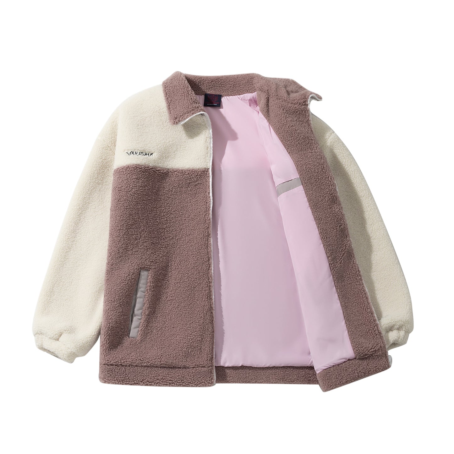 Jacket Hellcome to Firedise, Dusty pink White