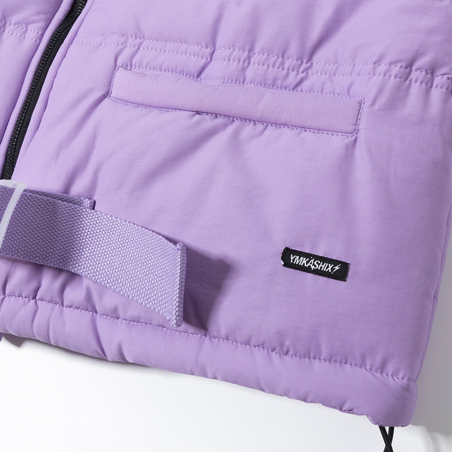 Jacket shortened Snap, Purple