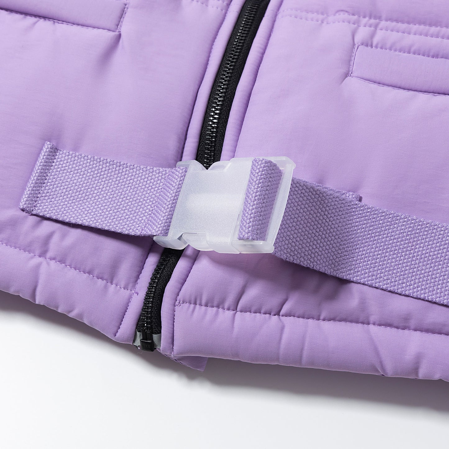 Jacket shortened Snap, Purple
