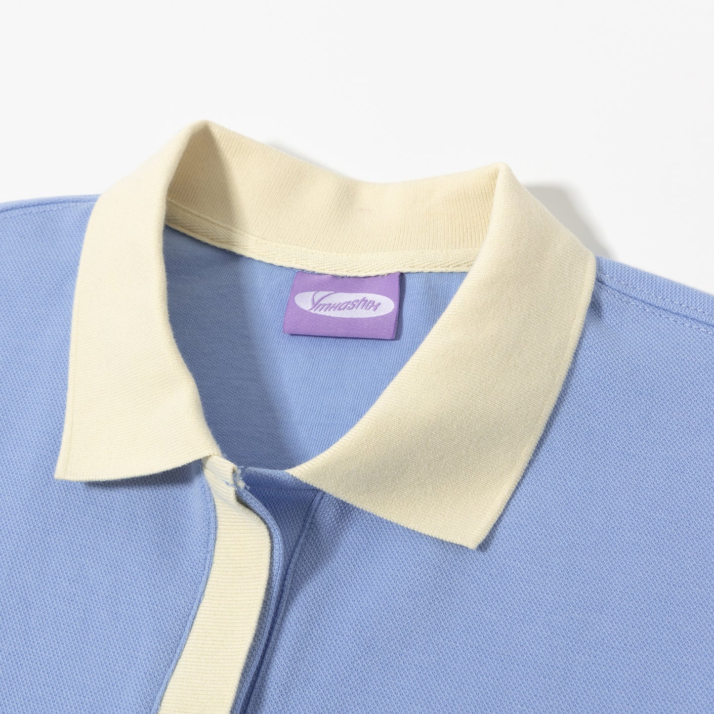 Polo shirt puff, blue