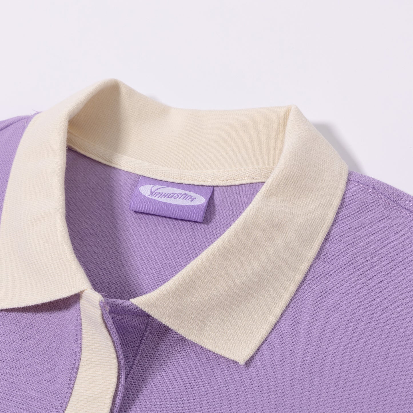 Polo shirt puff, purple