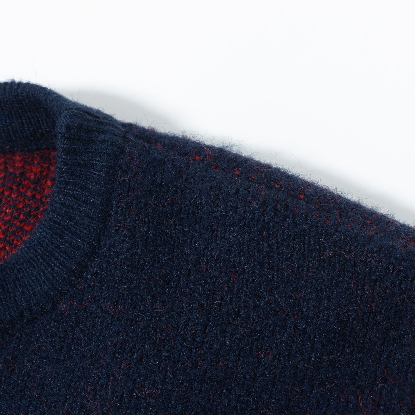 Sweater Kelp, Navy-Red
